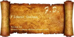 Fidesz Dalma névjegykártya